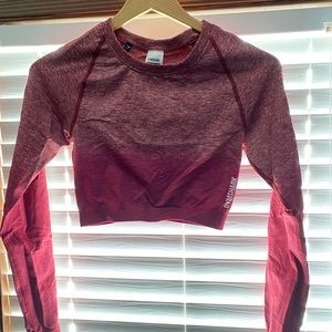 Gymshark long sleeve crop